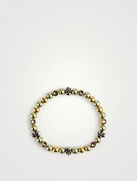 Beaded Skull Bracelet