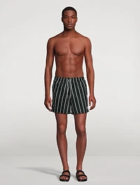 Swim Trunks Striped Print