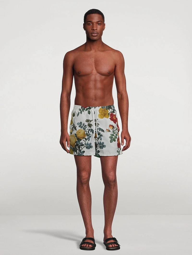 Bouquet Swim Shorts Floral Print