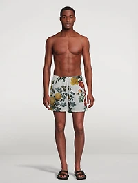 Bouquet Swim Shorts Floral Print