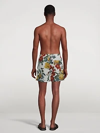 Bouquet Swim Shorts Floral Print