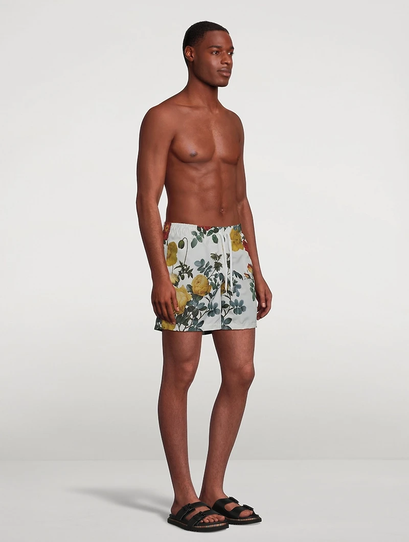 Bouquet Swim Shorts Floral Print