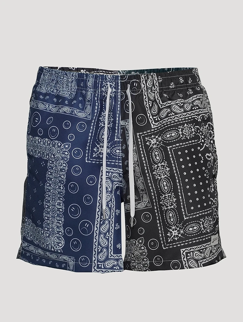 Swim Shorts Bandana Print