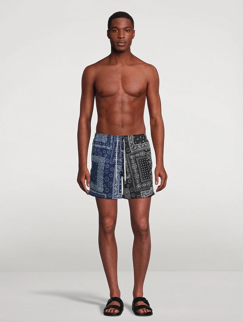 Swim Shorts Bandana Print