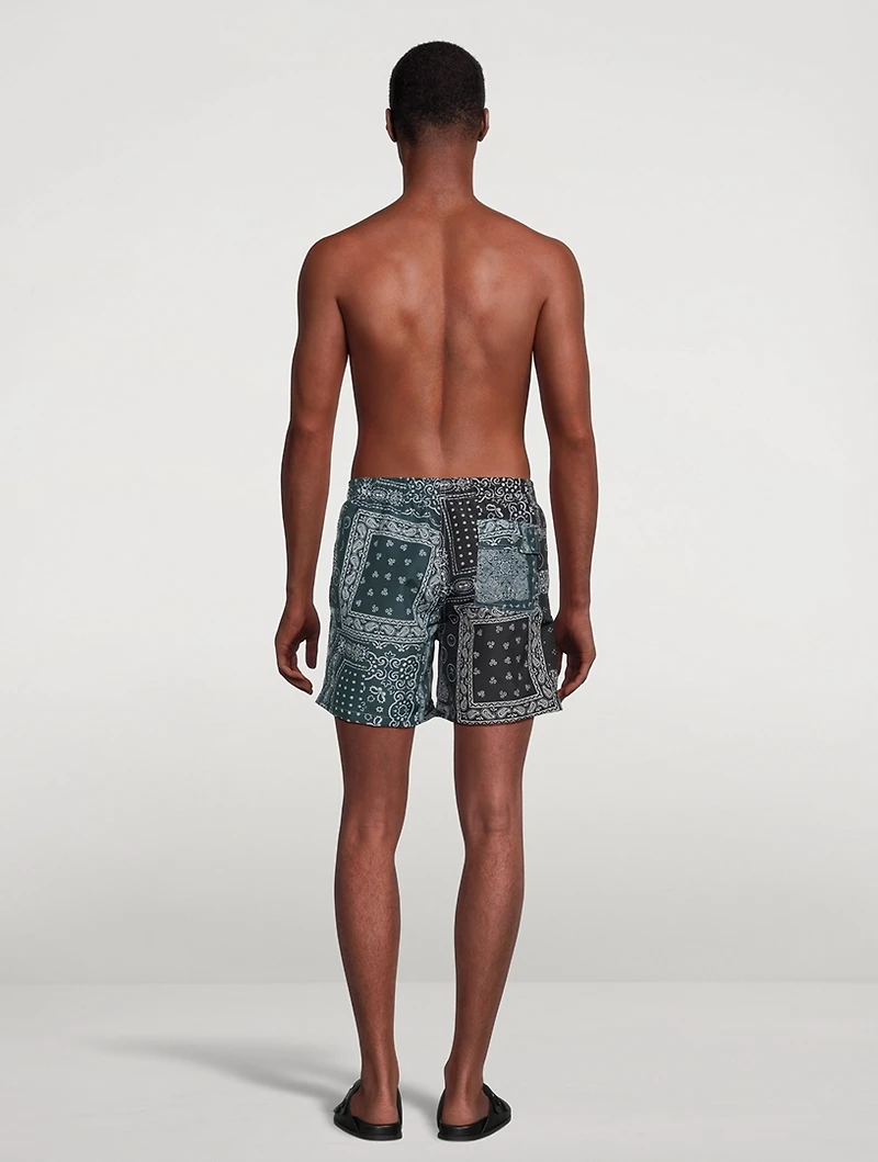 Swim Shorts Bandana Print
