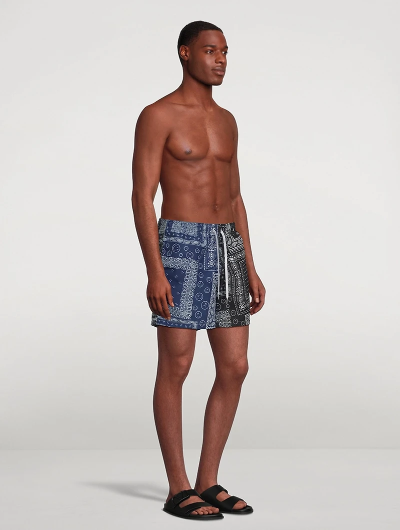 Swim Shorts Bandana Print