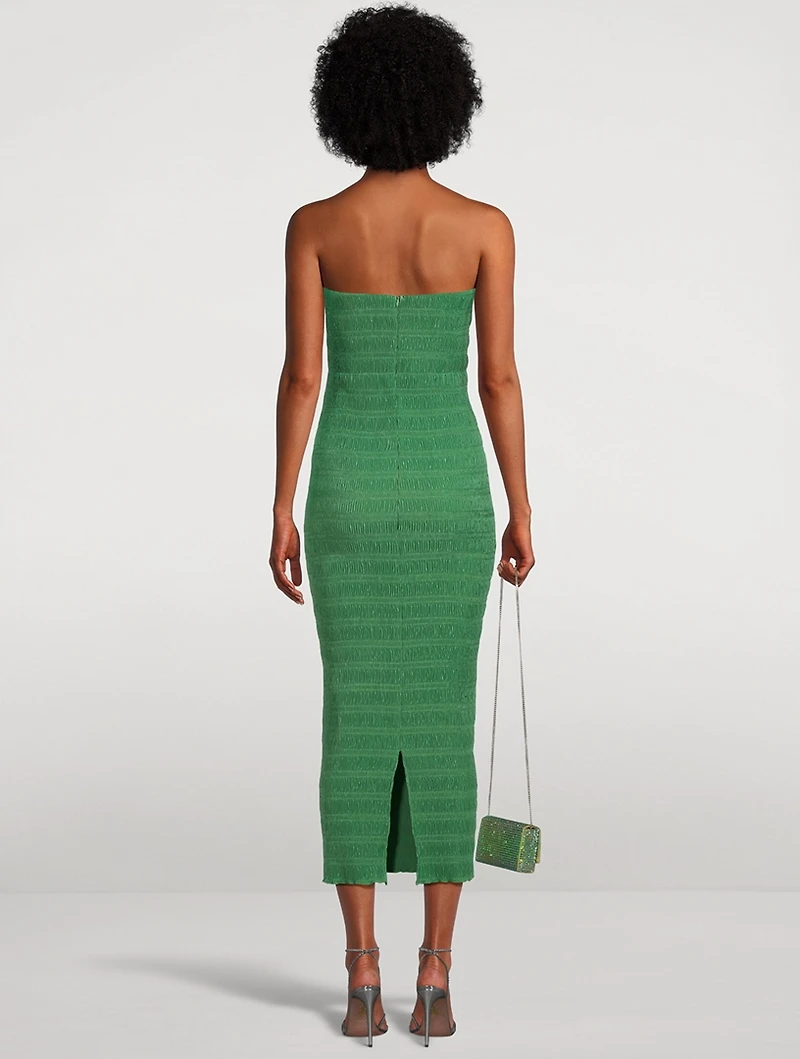Aurore Strapless Midi Dress