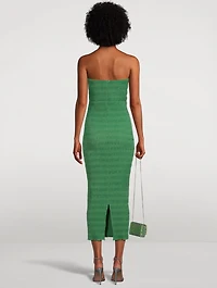 Aurore Strapless Midi Dress