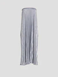 Bisous Strapless Pleated Gown