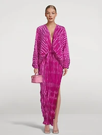 De Luxe Pleated Gown