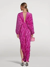 De Luxe Pleated Gown