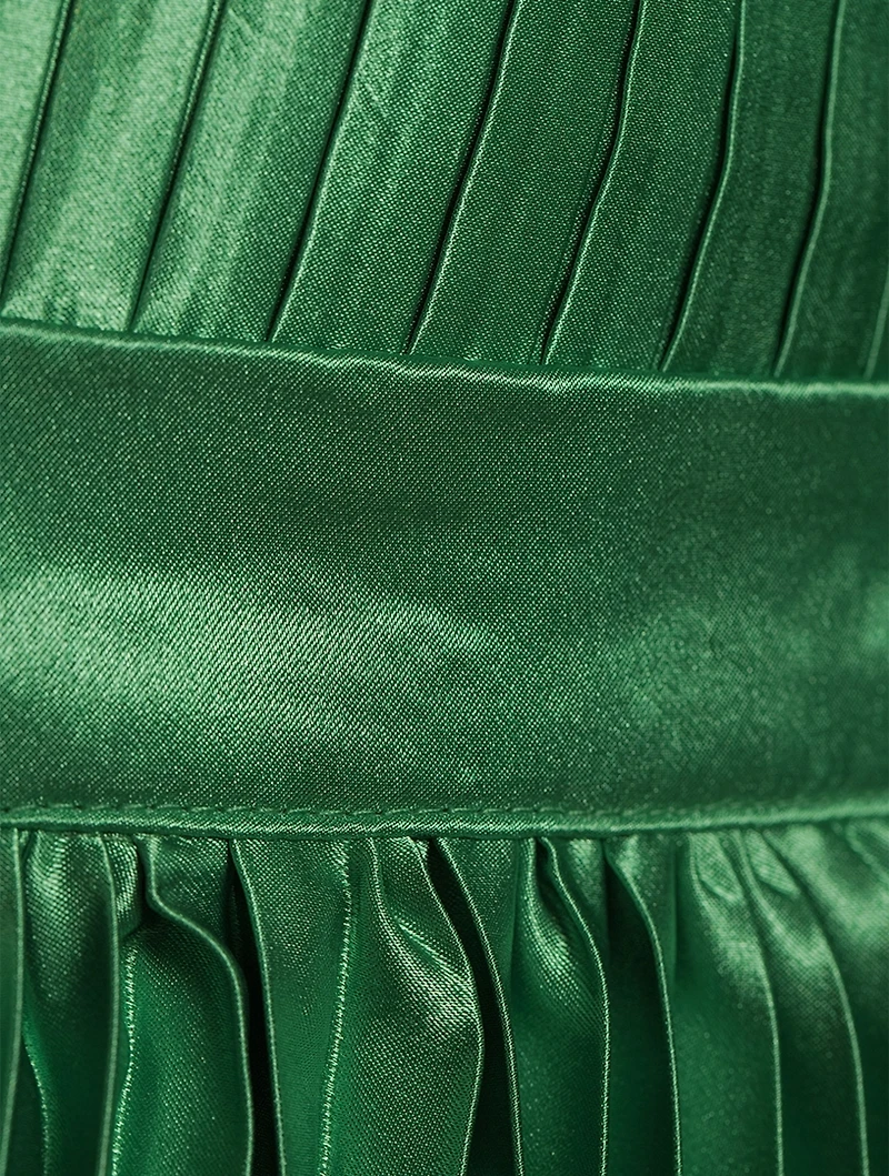 Gala Pleated Mini Dress