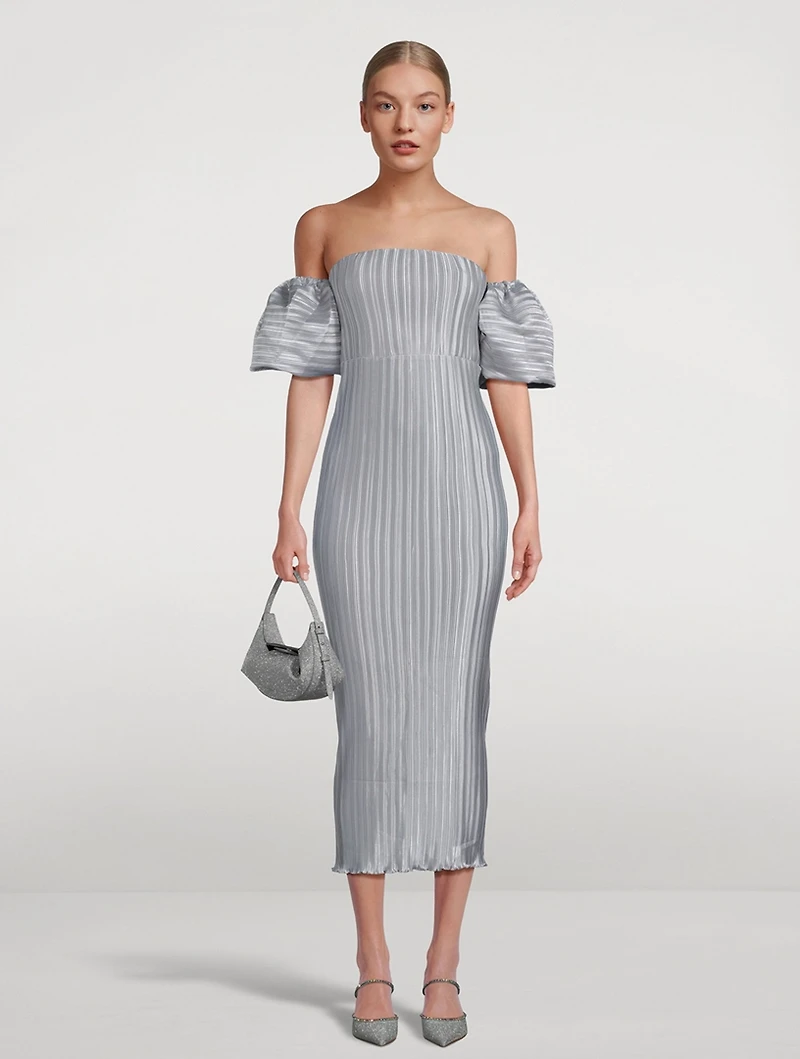 Sirène Off-The-Shoulder Gown