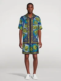 Le Maschere Silk Shorts