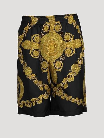 Maschera Baroque Silk Shorts