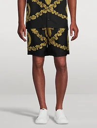 Maschera Baroque Silk Shorts