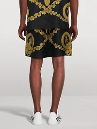 Maschera Baroque Silk Shorts