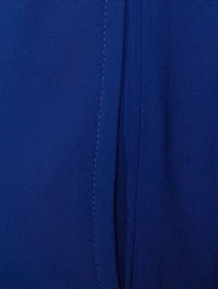 Wool And Silk Straight-Leg Pants