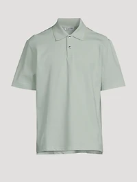 Oversized Polo Shirt With Curb Lace