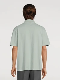 Oversized Polo Shirt With Curb Lace