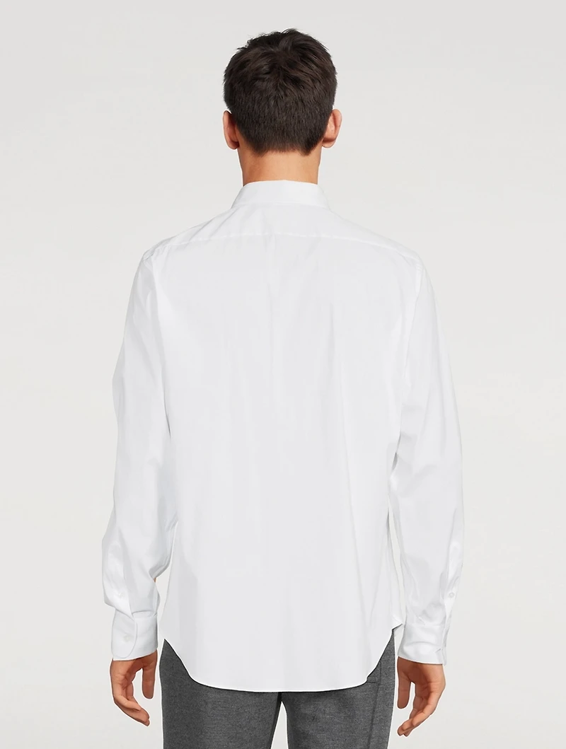 Cotton Stretch Slim-Fit Shirt