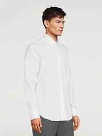 Cotton Stretch Slim-Fit Shirt