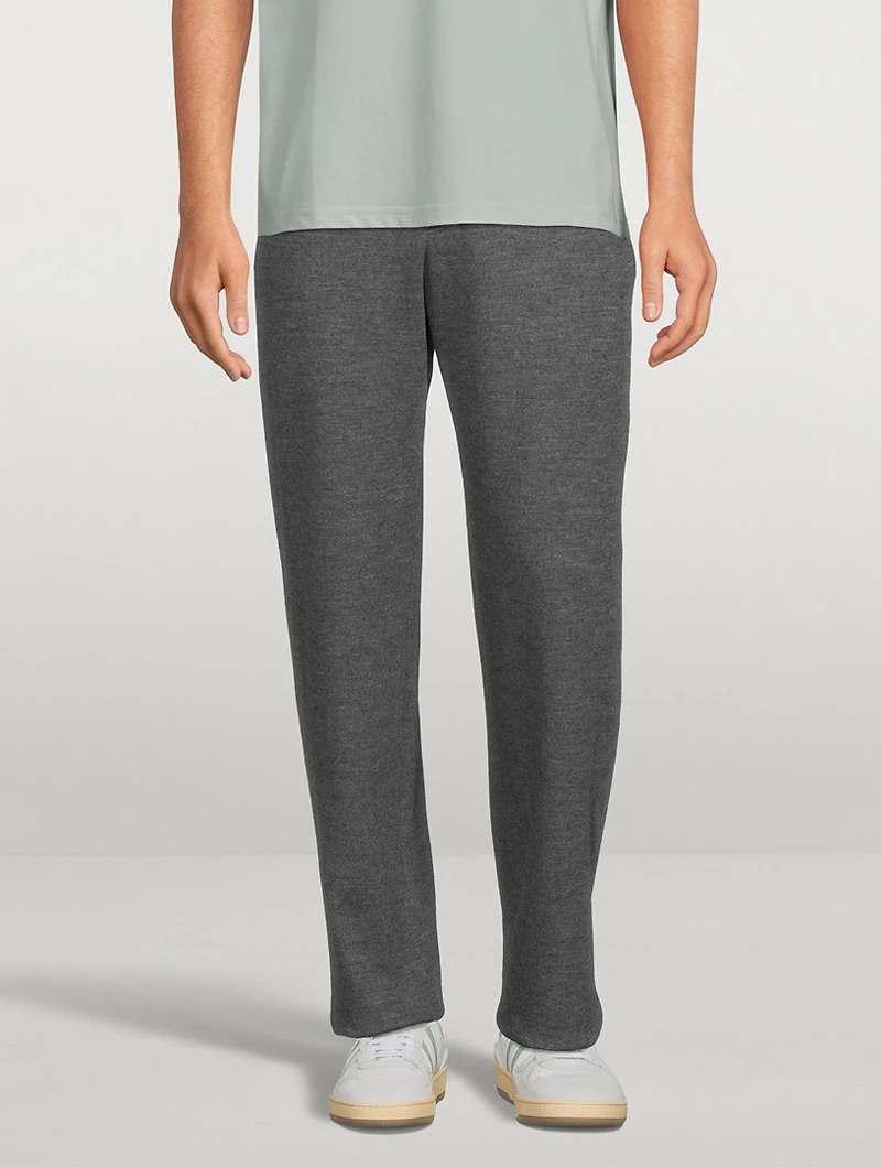 Wool Elasticated-Waist Pants