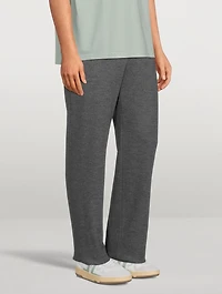 Wool Elasticated-Waist Pants