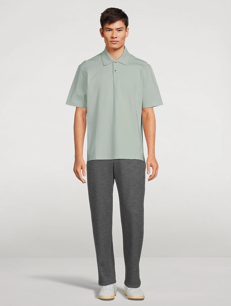 Wool Elasticated-Waist Pants
