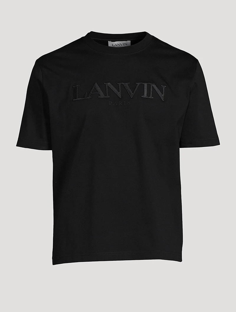 Cotton T-Shirt With Logo Embroidery
