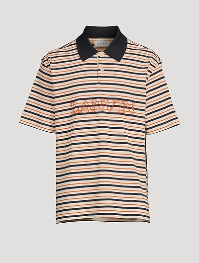 Polo Shirt With Logo Embroidery