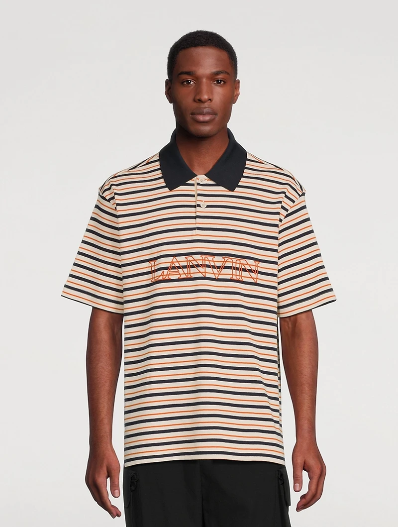 Polo Shirt With Logo Embroidery