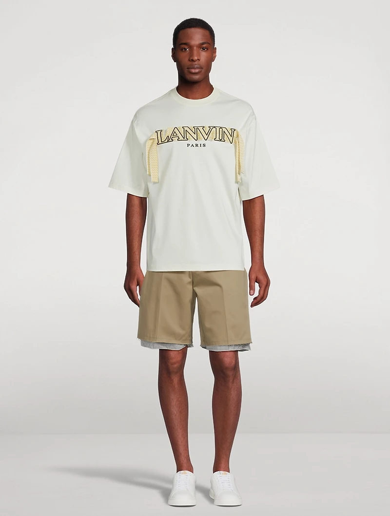 Tailored Shorts With Raw Edge