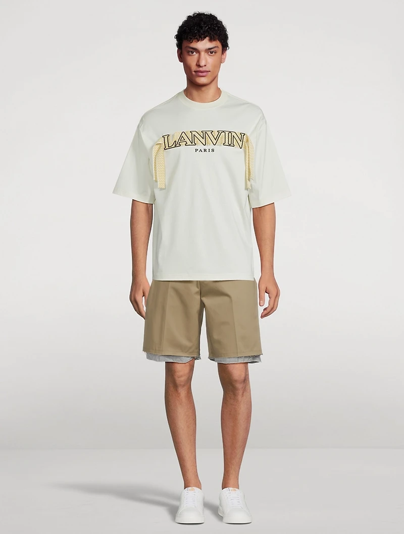 Oversized T-Shirt With Logo Embroidery