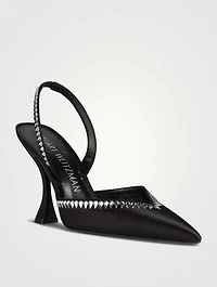 Gemcut Xcurve Satin Slingback Pumps