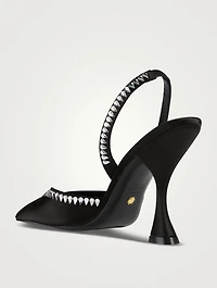 Gemcut Xcurve Satin Slingback Pumps