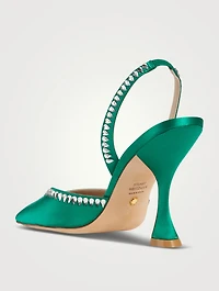 Gemcut Xcurve Satin Slingback Pumps