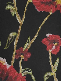 Bishop Strapless Swimsuit Floral Print
