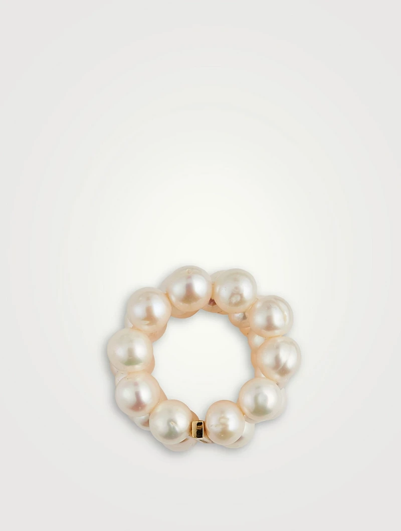 P61 Pearl And Gold Vermeil Ring