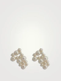 What's The Big Idea? Pearl And Gold Vermeil Earrings