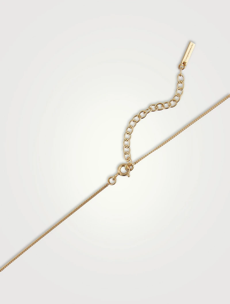 What's the Big Idea? Pearl And Gold Vermeil Pendant Necklace