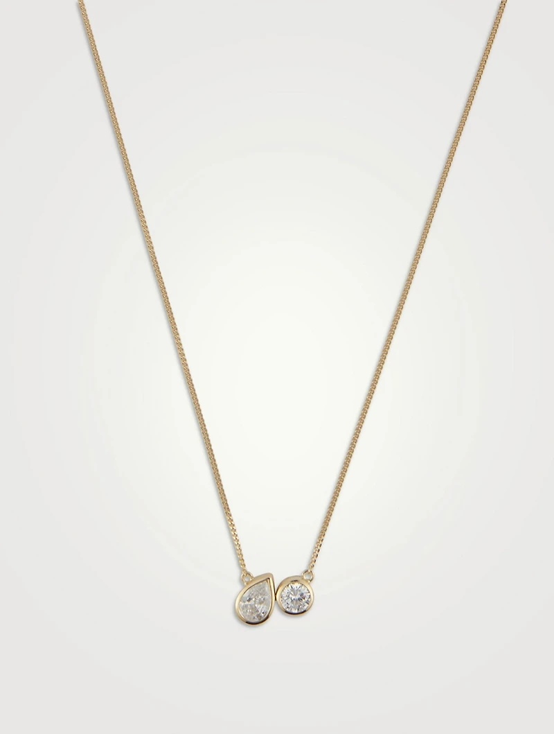 A Few Good Anti‐Heroes Cubic Zirconia And Gold Vermeil Earrings