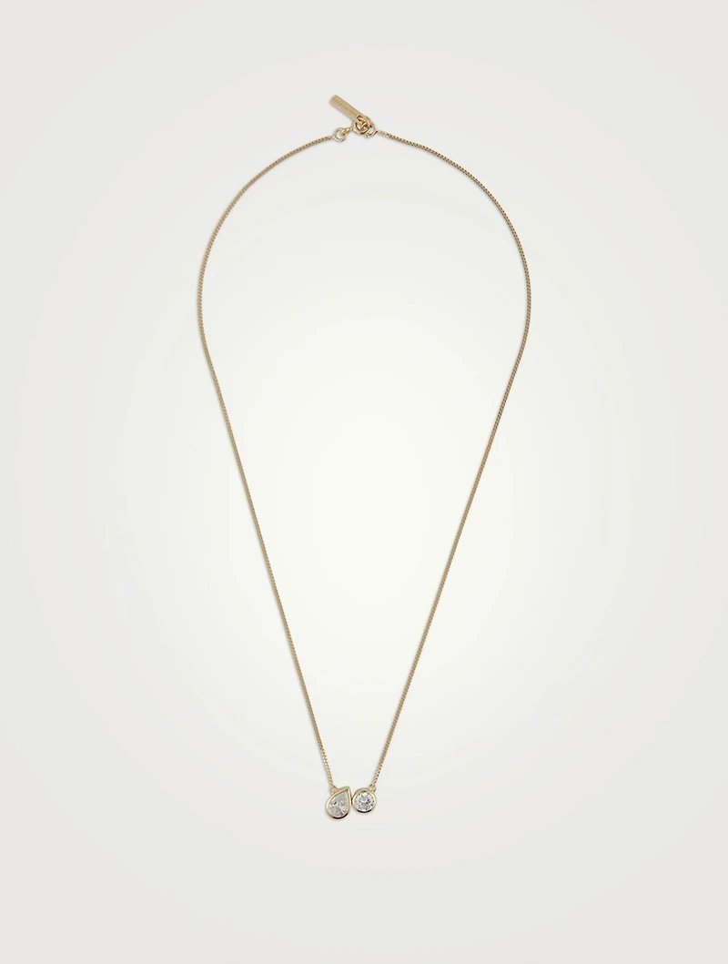 A Few Good Anti‐Heroes Cubic Zirconia And Gold Vermeil Earrings