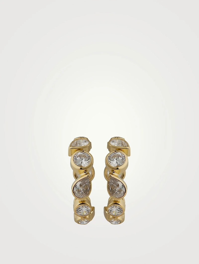 Like Peas In A Pod Cubic Zirconia And Gold Vermeil Pendant Necklace