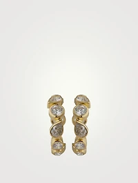 Like Peas In A Pod Cubic Zirconia And Gold Vermeil Pendant Necklace
