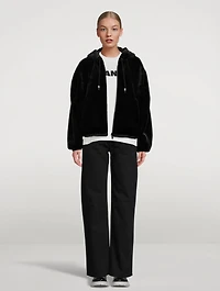 Eaton Reversible Faux Fur Hoodie