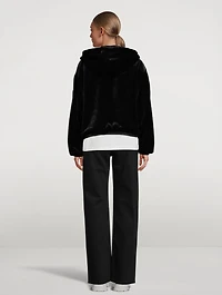 Eaton Reversible Faux Fur Hoodie