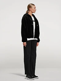 Eaton Reversible Faux Fur Hoodie