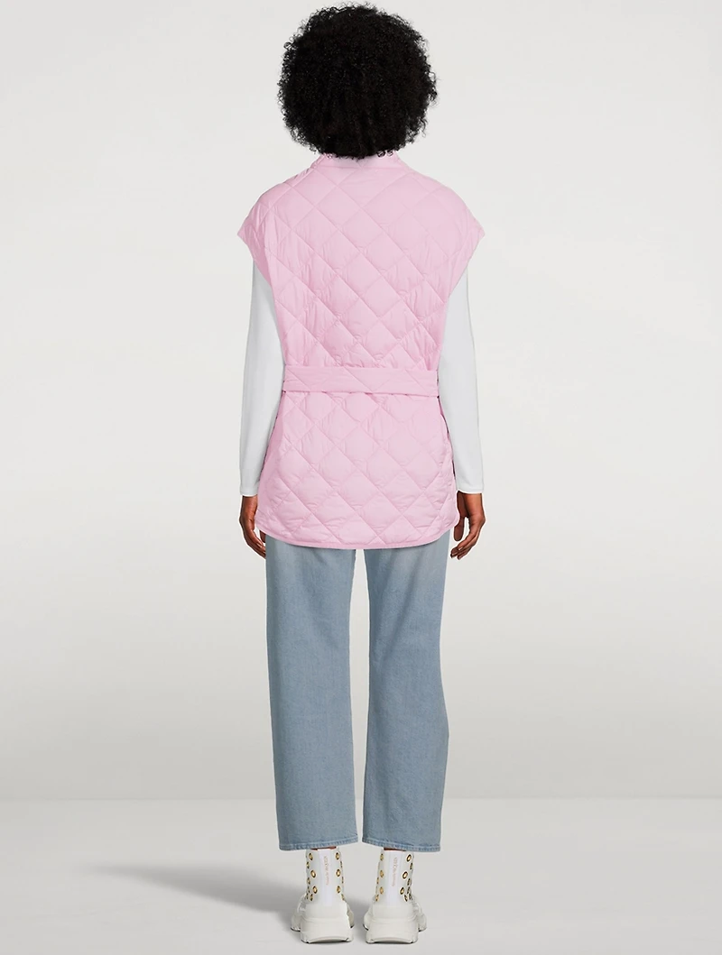 St Clair Quilted Belted Vest