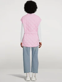 St Clair Quilted Belted Vest